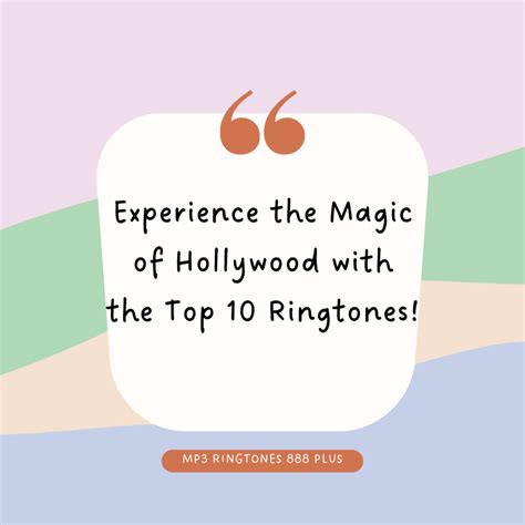 hollywood ringtone top 10|best hollywood movie ringtones.